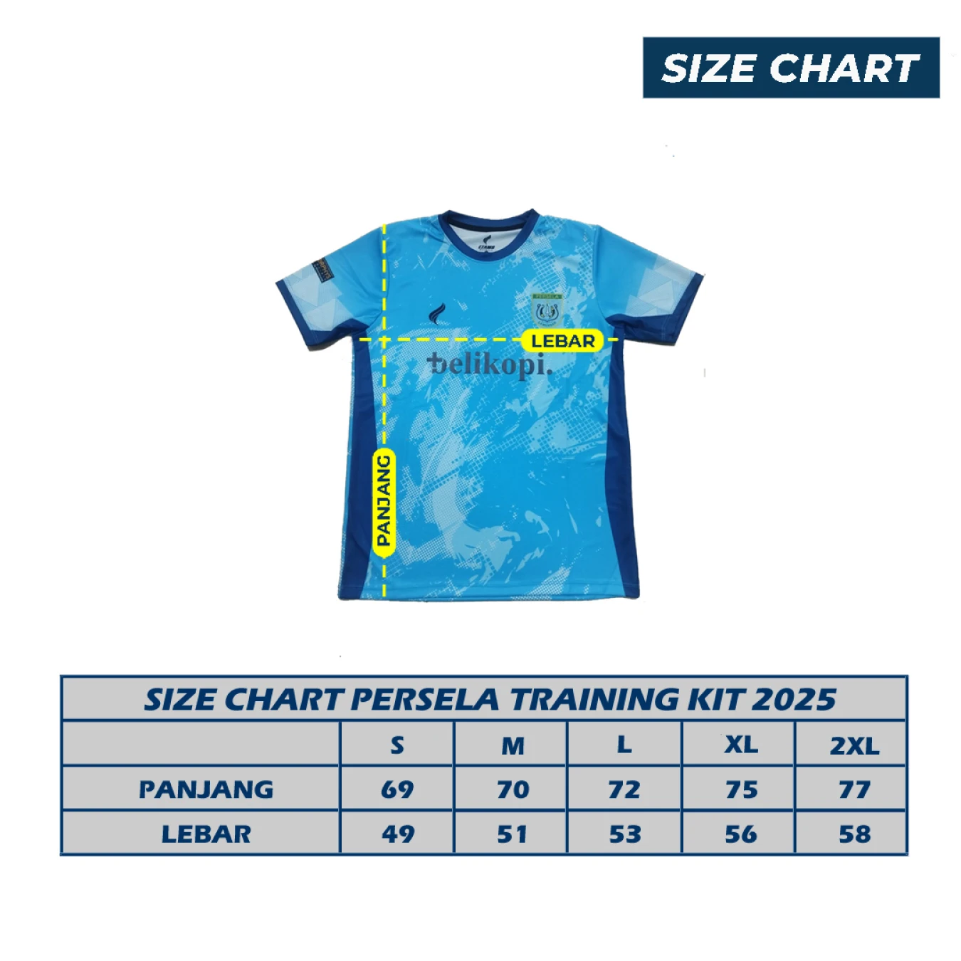Jersey Persela Training Kit White 2025 || [Persela Store X Etams] - #Oraoriora