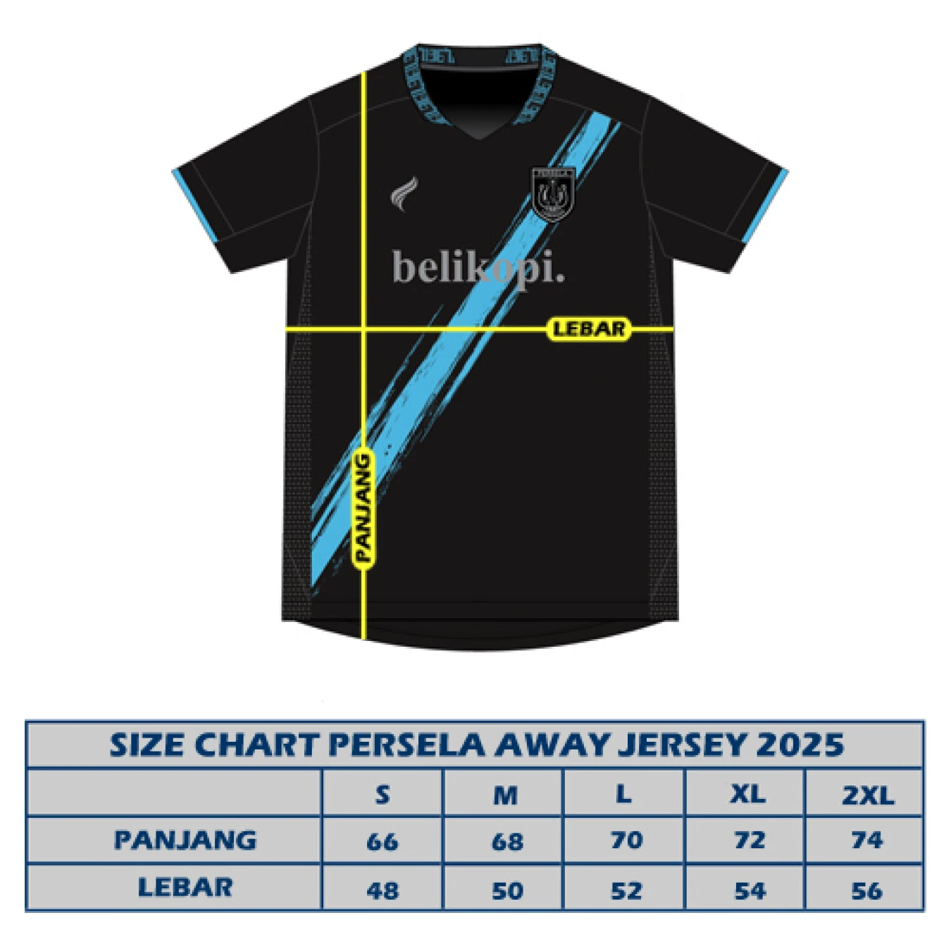 Jersey PERSELA Away 2025 || [Persela Store X Etams] - #Oraoriora