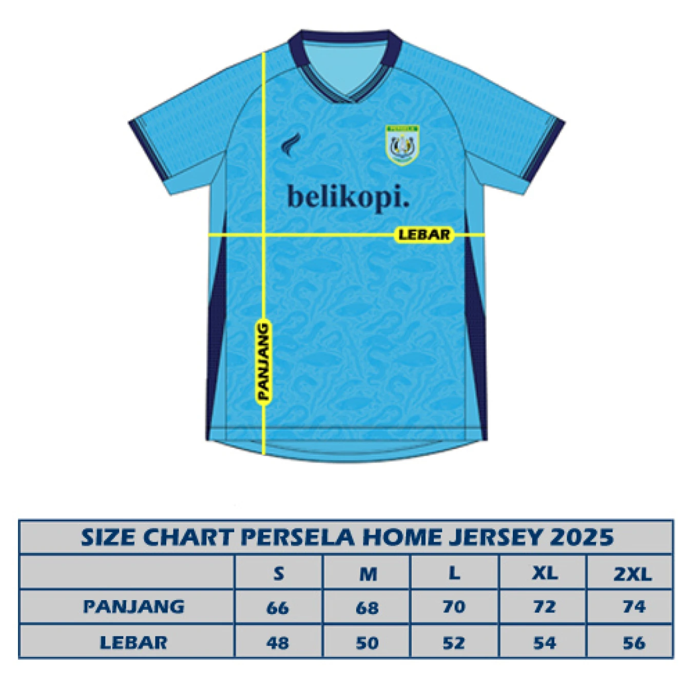 Jersey PERSELA Home 2025 || [Persela Store X Etams] - #Oraoriora